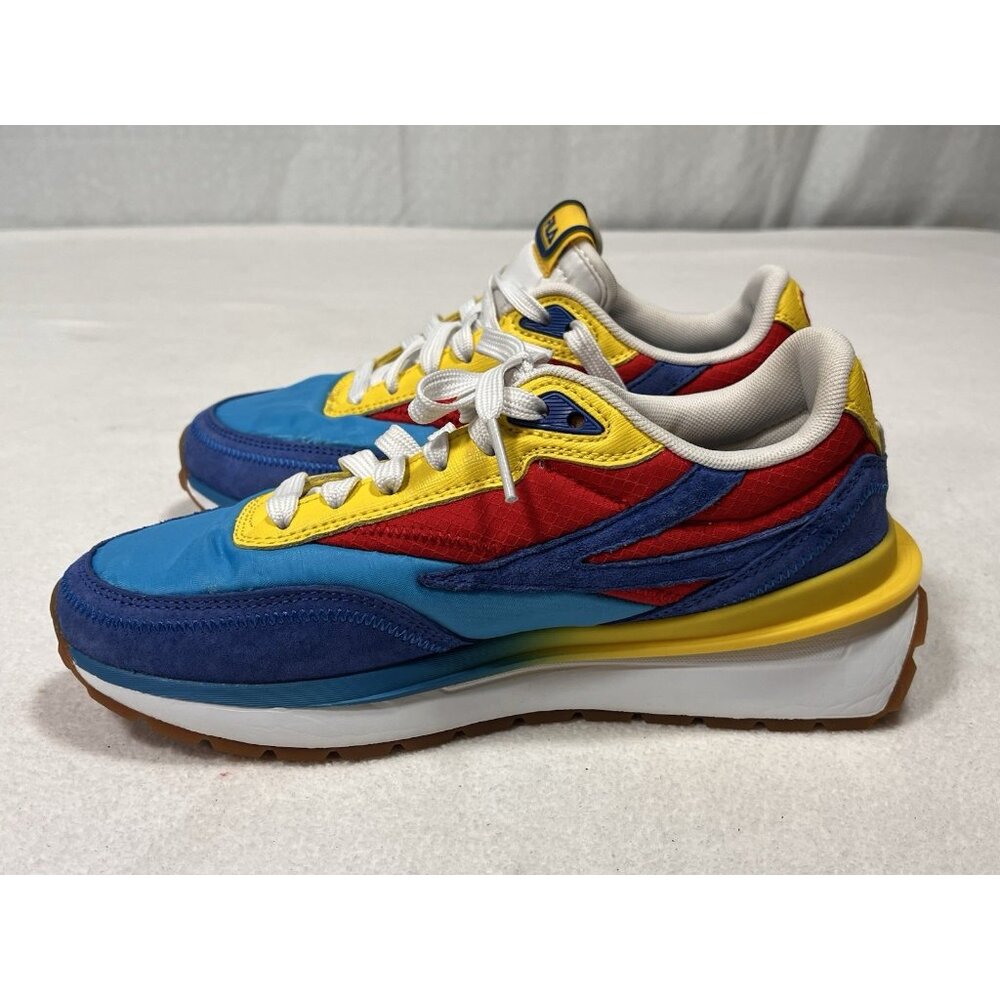 Fila Women’s Retro Runner Sneakers Multicolor 6.5 Blue Red Yellow - Picture 7 of 11